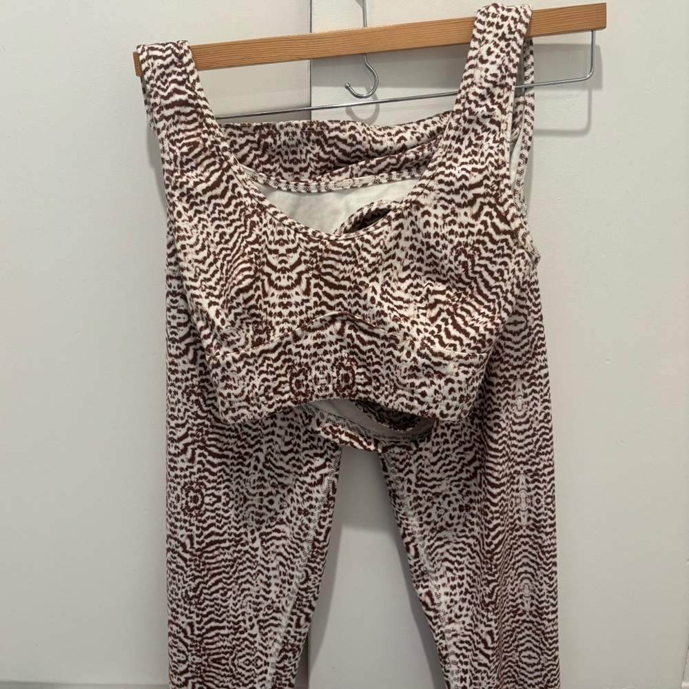 Varley Animal Print Workout set